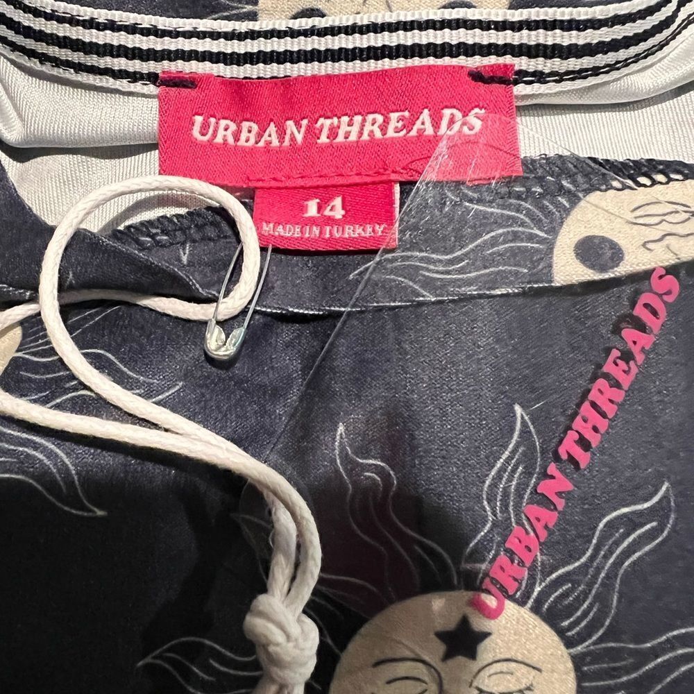 Navy Moon Print by ASOS/Urban Threads - Picture 6 of 7